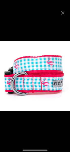 Pink Flamingo - Dog Collar